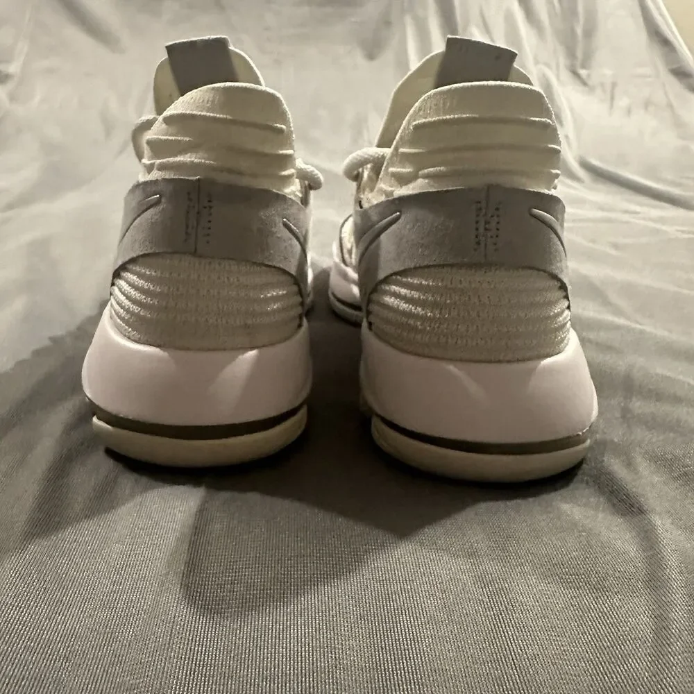 Nike Kevin Durant 10 Still KD Basketball Sneakers Mens 8.5 White 897815-100 Low